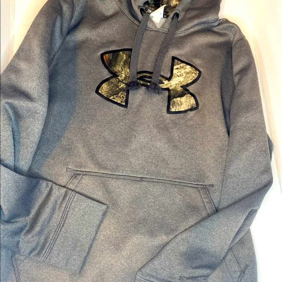 Under Armour mossy oak boys hoodie size small - Picture 2 of 2